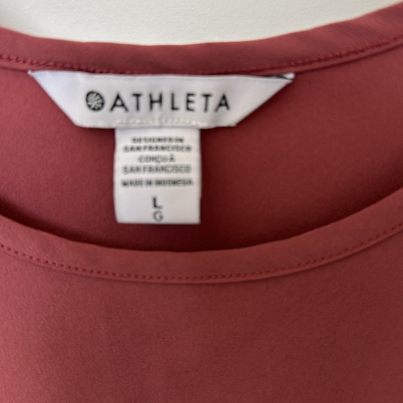 Athleta Travelers Presidio dress with pockets Rosewood size large. - Picture 5 of 5